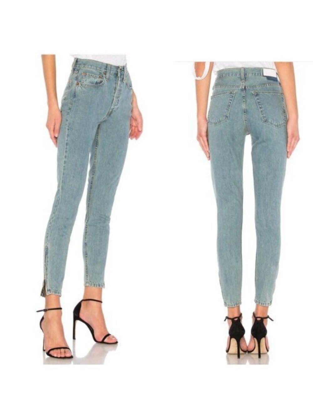 RE/DONE Originals High Rise Ankle Zip in 90's - 25